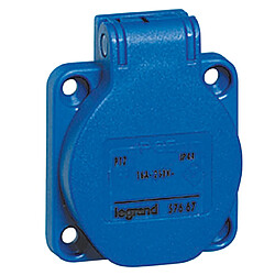 prise tableau 16 ampères 2p+t ip54 bleu - legrand 57667