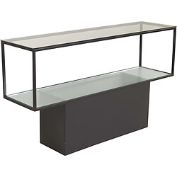 Furniture Fashion Console en verre et acier Maglehem.