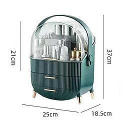 Universal Boîte de rangement de cosmétiques à grande capacité étanche et étanche à la poussière Toilette Bureau Beauté Maquillage Organisateur Soins de la peau Tiroir de rangement