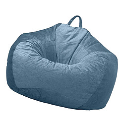 Couverture de sac de fèves de stockage de daim de stockage de peluches pour enfants 60x70cm Bleu_3 pas cher