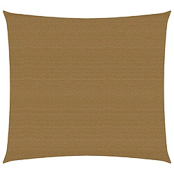 Helloshop26 Voile d'ombrage 160 g/m² 2 x 2,5 m PEHD taupe 02_0009300