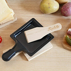 Avis Paris Prix Lot de 4 Spatules à Raclette Fromage 11cm Naturel