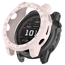 Coque en TPU avec cavité sport à dégagement rapide pour votre Garmin Enduro 2/Tactix 7 - rose clair