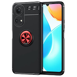 Coque en TPU anti-empreintes digitales, antichoc avec béquille noir/rouge pour votre Honor Play 30 Plus