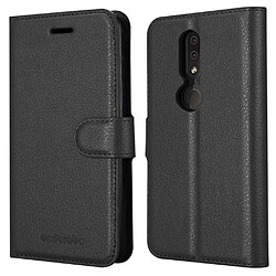 Cadorabo Coque Nokia 4,2 Etui en Noir