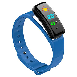 Acheter Wewoo Bracelet connecté Smartwatch Fitness Tracker Smartband écran IPS 0,96 pouce, IP67 étanche, mode Sports de soutien / pression artérielle / moniteur de sommeil / de fréquence cardiaque / de fatigue / rappel sédentaire bleu