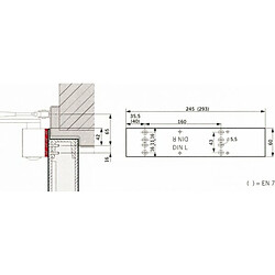 Acheter DORMAKABA Plaque de montage TS 83 - TS 83 temporisé pour ferme-porte "Classic Line"