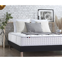 Idliterie Ensemble Matelas Ressorts + Mémoire de forme ODYSSEE + Sommier - Made in France