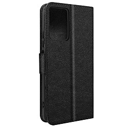 Avizar Étui pour Xiaomi Redmi Note 12 4G clapet porte-carte support vidéo Noir