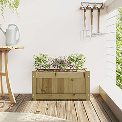 Avis Maison Chic Jardinière,Bac à fleurs - pot de fleur 60x31x31 cm bois de pin imprégné -GKD65296