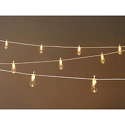 Vente-Unique Guirlande lumineuse guinguette RUBEN - PVC - 20 ampoules - blanc - 14,5m de longueur