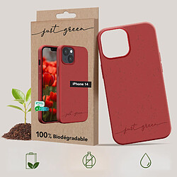 Avis BIGBEN Coque iPhone 14 Natura Rouge - Eco-conçue Just Green