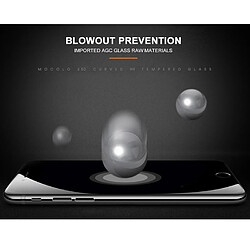 Wewoo Film en verre trempé mocolo 0.33mm 9H 2.5D avec impression soie pour iPhone 8 Plus et 7 Plus (Noir) pas cher