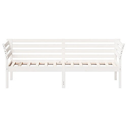 Acheter Maison Chic Lit d'appoint | Lit de jour | Lit de repos Blanc 90x190 cm Bois de pin massif -GKD40118