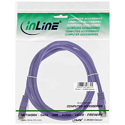 Câble patch, S-FTP, Cat.5e, pourpre, 0,25m, InLine®