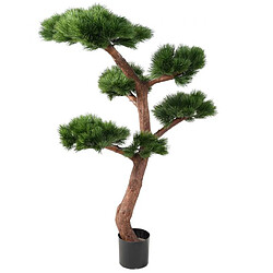 Acheter Pegane Plante artificielle haute gamme Spécial extérieur / PIN artificiel BONSAI UV - Dim : 150 x 90 cm