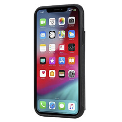 Avis Wewoo Housse Coque Pour étui de protection antichoc à double boucle de couleur unie iphone xr noir