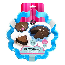 Totalcadeau moule en silicone 6 parts en cœur en forme de coeur