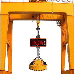 Acheter Universal Échelle de la grue de 1 000 kg Équilibre numérique LCD haute précision industriel lourd crochet de suspension Balance de suspension(Orange)