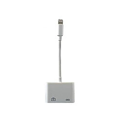 Avis Universal Lightning compatible avec adaptateur caméra USB 3.0 - blanc