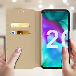 Avis Avizar Housse Honor 20 / Huawei Nova 5T Étui Folio Portefeuille Fonction Support Or