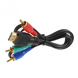 Avis Universal Adaptateur câble HDMI à 3 RCA Adaptateur câble AV Audio Vidéo Convertisseur Connecteur Composant Câble