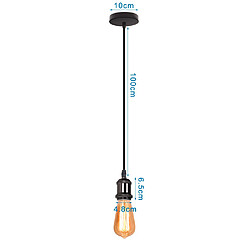 Stoex Suspension Douille de lampe E27, Lustre luminaire plafond Lampe Accessoires Pend