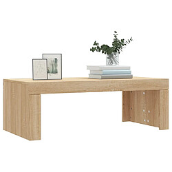 Avis Maison Chic Table basse,Table Console Table d'appoint, Table pour salon chêne sonoma 102x50x36 cm bois d'ingénierie -MN31301