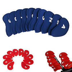 Acheter 10 Pieces / Set Golf Club Housse De Protection En Tête De Tête Wedge Sock Headcover Blue