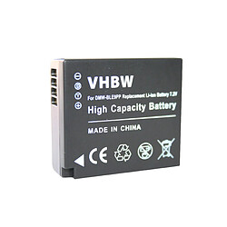 vhbw batterie 750mAh pour appareil photo Panasonic Lumix DMC-TZ81, DMC-TZ101 comme DMW-BLE9, DMW-BLE9E, DMW-BLG10, DMW-BLG10E.