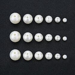 Acheter 100pcs Perles d'Imitation pour Bricolage Fabrication de Bijoux de Breloque Ornement de Coiffure de Vêtement Mariage Noël