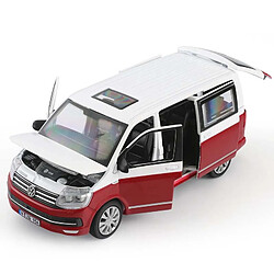 Universal 1/32 Voiture utilitaire Modèle en alliage Simulation Moulée sous pression Acoustique et Lampe Retraite Modèle Jouet Cadeau Série |(Rouge)