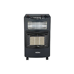 Poêle à Gaz Électrique Kekai Hybrid New Slim 42x33x73 cm 4200 W | Surface Électrique 1260 W | 3 Niveaux de Chaleur