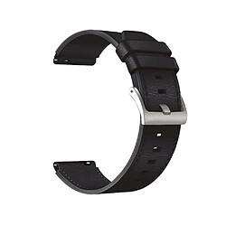 Bracelet en PU 22mm Réglable noir pour votre Huawei Watch GT 2 46mm/GT 2 Pro