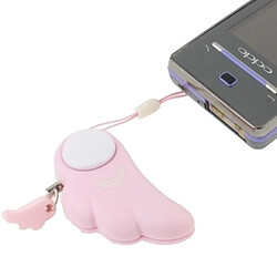 Wewoo Alarme sonore rose pour Fille et Enfants Ange Personnelle Dispositif, Autodéfense Défendre Loup, Mini avec 90dB Son