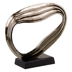 Avis BigBuy Home Figurine Décorative Noir Argenté Aluminium 36,8 x 15 x 32 cm