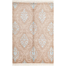 Vidal Tapis de laine 193x130 brun Darya