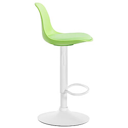 Avis Non Tabouret de bar Kiel simili cuir blanc