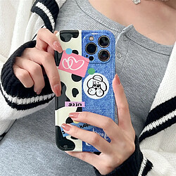 Avis GUPBOO Étui pour iPhone11ProMax Coque souple pour téléphone portable Love Stitching Puppy Personality