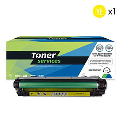 TONER SERVICES Compatible HP 307A Toner Jaune CE742A (HT307Y/CE742A)