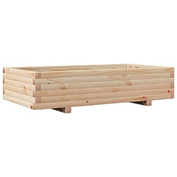 vidaXL Jardinière 110x60x26,5 cm bois de pin massif