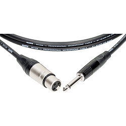 Câble M1 Pro XLR femelle / Jack mâle TS, 5m Klotz