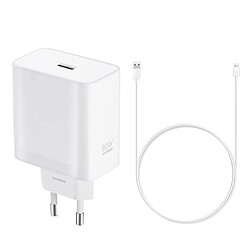 Chargeur Oppo SuperVOOC 80W + Câble USB-C - Officiel