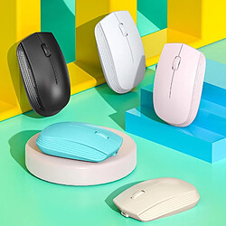 Yonis Souris Sans Fil Rechargeable Beige Compacte