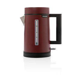 Brabantia D1S-6TRD - Bouilloire - 1,7 Litre - Eclairage LED - Rouge