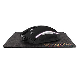 GAMDIAS Souris filaire Gamer Zeus E2 RGB avec Tapis de souris (Noir)