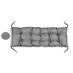 Coussin de jardin 120x50 cm gris imperméable AIO