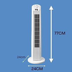 Avis Ventilateur De Tour Oscillant Tilz, Ventilateur Noir De 29 Pouces, Ventilateur De Refroidissement Silencieux Portable Avec Contrôle À 3 Vitesses, Ventilateur Sur Pied Pour La Maison, Le Bureau, Fonctionnement Silencieux