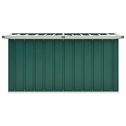 Avis Helloshop26 Coffre boîte meuble de jardin rangement 129 x 67 x 65 cm vert 02_0013126