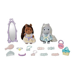 SYLVANIAN FAMILIES - Les amis poney et leurs kits de coiffure